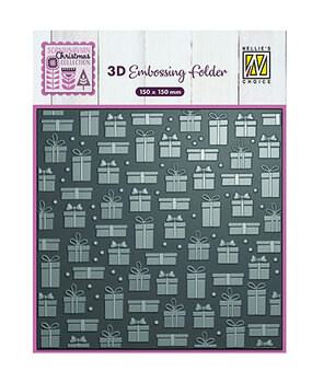 Nellie Snellen 3D Embossing Folder Presents (EF3D096) Nellie Snellen 3D Embossing Folder Presents (EF3D096)