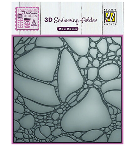 Nellie Snellen 3D Embossing Folder Paint Bubble (EF3D0101) Nellie Snellen 3D Embossing Folder Paint Bubble (EF3D0101)
