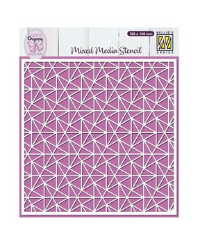 Nellie Snellen Masking Stencil Origami Triangles (MMS4K-069)
