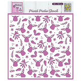 Nellie Snellen Masking Stencil Moose (MMS4K-072)*