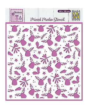 Nellie Snellen Masking Stencil Moose (MMS4K-072)*