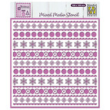 Nellie Snellen Masking Stencil Scandinavian Christmas (MMS4K-073)