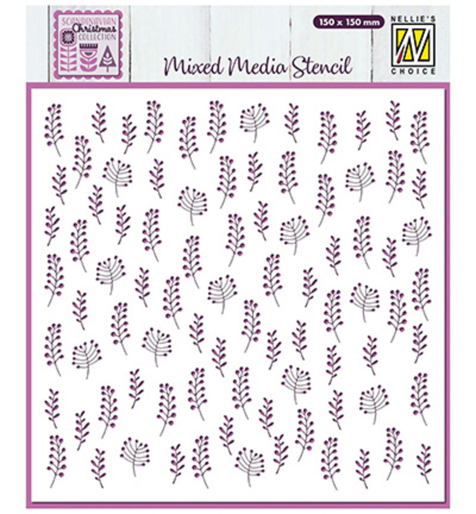 Nellie Snellen Masking Stencil Leaves (MMS4K-075)