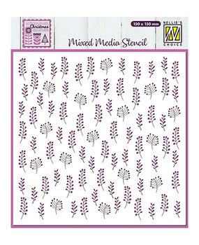 Nellie Snellen Masking Stencil Leaves (MMS4K-075)
