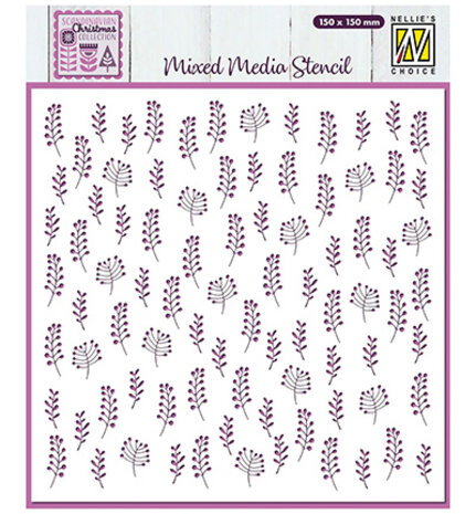 Nellie Snellen Masking Stencil Leaves (MMS4K-075)