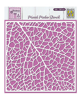 Nellie Snellen Masking Stencil Leaf Grain (MMS4K-076) Nellie Snellen Masking Stencil Leaf Grain (MMS4K-076)
