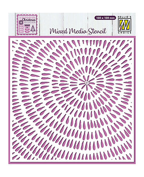 Nellie Snellen Masking Stencil Sliced Wood (MMS4K-077)