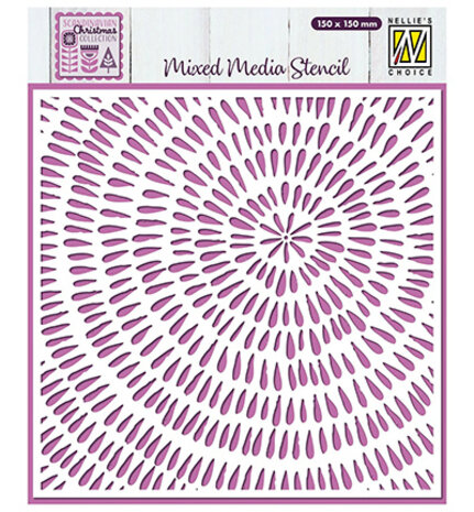 Nellie Snellen Masking Stencil Sliced Wood (MMS4K-077)
