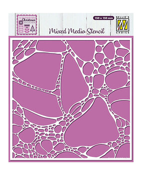 Nellie Snellen Masking Stencil Paint Bubble (MMS4K-078) Nellie Snellen Masking Stencil Paint Bubble (MMS4K-078)