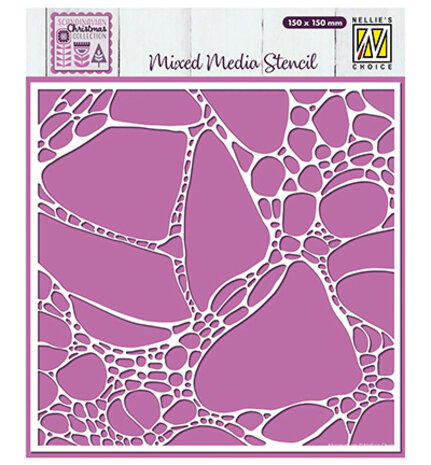 Nellie Snellen Masking Stencil Paint Bubble (MMS4K-078) Nellie Snellen Masking Stencil Paint Bubble (MMS4K-078)