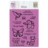 Nellie Snellen Clear Stamps Foldtastic Origami (NSCS017)