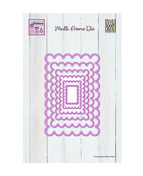Nellie Snellen Multi Frame Dies Scalloped Rectangle (MFD166) Nellie Snellen Multi Frame Dies Scalloped Rectangle (MFD166)