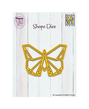 Nellie Snellen Shape Dies Origami Butterfly (SD323)* Nellie Snellen Shape Dies Origami Butterfly (SD323)*