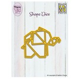 Nellie Snellen Shape Dies Origami Elephant (SD325)