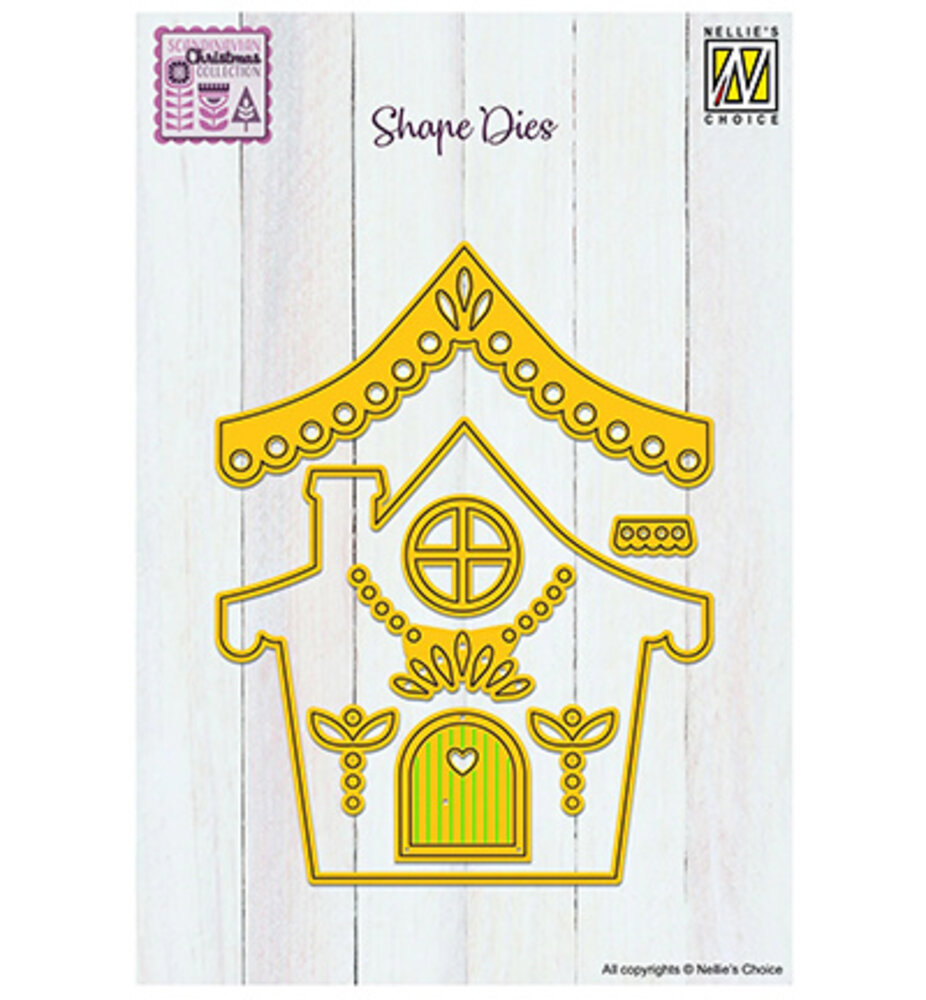 Nellie Snellen Shape Dies Scandinavian House (SD328) Nellie Snellen Shape Dies Scandinavian House (SD328)