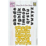Nellie Snellen Shape Dies & Clear Stamps Scandinavian Alphabet Lowercase (CDCS003)