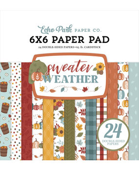 Echo Park Sweater Weather 6x6 Inch Paper Pad (SW381023)*