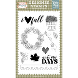 Echo Park Sweater Weather Fall Wreath Clear Stamps (SW381040)*