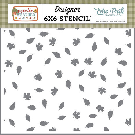 Echo Park Sweater Weather Autumn Days Breeze Stencil (SW381033) Echo Park Sweater Weather Autumn Days Breeze Stencil (SW381033)