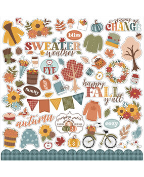 Echo Park Sweater Weather 12x12 Inch Element Sticker (SW381014) Echo Park Sweater Weather 12x12 Inch Element Sticker (SW381014)