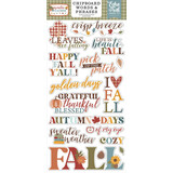 Echo Park Sweater Weather 6x13 Inch Chipboard Word & Phrases (SW381022)