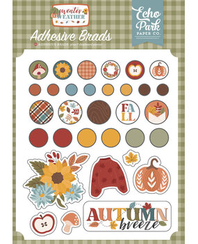 Echo Park Sweater Weather Adhesive Brads (SW381020)* Echo Park Sweater Weather Adhesive Brads (SW381020)*