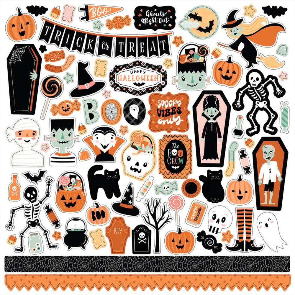 Echo Park Spooktacular Halloween 12x12 Inch Collection Kit (SH382016)