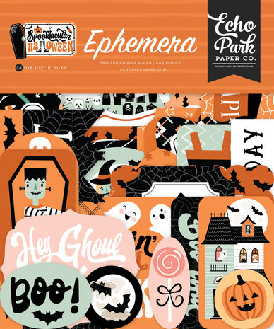 Echo Park Spooktacular Halloween Ephemera (SH382024) Echo Park Spooktacular Halloween Ephemera (SH382024)