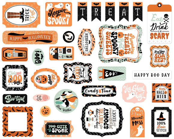 Echo Park Spooktacular Halloween Ephemera (SH382024) Echo Park Spooktacular Halloween Ephemera (SH382024)