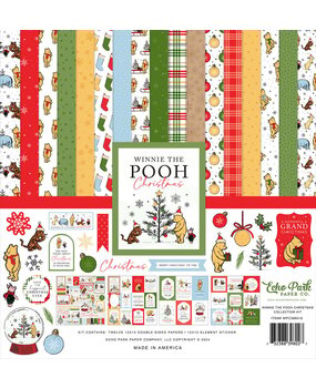 Echo Park Winnie The Pooh Christmas 12x12 Inch Collection Kit (WPC386016) Echo Park Winnie The Pooh Christmas 12x12 Inch Collection Kit (WPC386016)