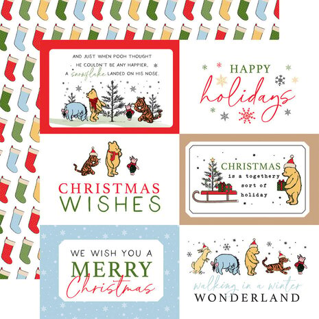Echo Park Winnie The Pooh Christmas 12x12 Inch Collection Kit (WPC386016) Echo Park Winnie The Pooh Christmas 12x12 Inch Collection Kit (WPC386016)
