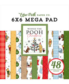 Echo Park Winnie The Pooh Christmas 6x6 Inch Mega Pad (WPC386031)