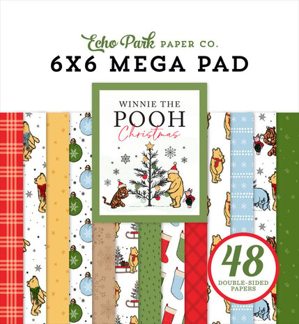 Echo Park Winnie The Pooh Christmas 6x6 Inch Mega Pad (WPC386031)