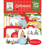 Echo Park Winnie The Pooh Christmas Ephemera (WPC386024)