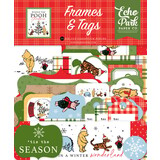 Echo Park Winnie The Pooh Christmas Ephemera Frames & Tags (WPC386025)