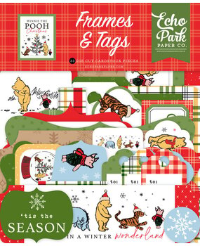 Echo Park Winnie The Pooh Christmas Ephemera Frames & Tags (WPC386025) Echo Park Winnie The Pooh Christmas Ephemera Frames & Tags (WPC386025)