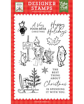 Echo Park Winnie The Pooh Christmas Very Pooh Bear Christmas Clear Stamps (WPC386046) Echo Park Winnie The Pooh Christmas Very Pooh Bear Christmas Clear Stamps (WPC386046)