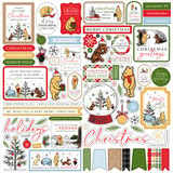 Echo Park Winnie The Pooh Christmas 12x12 Inch Element Sticker (WPC386014)