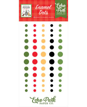 Echo Park Winnie The Pooh Christmas Enamel Dots (WPC386028) Echo Park Winnie The Pooh Christmas Enamel Dots (WPC386028)