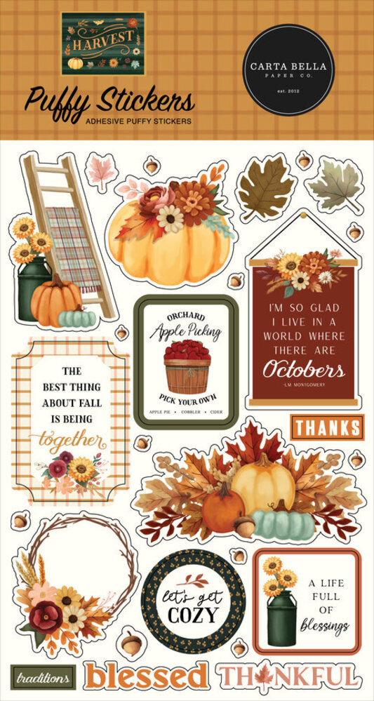 Carta Bella Harvest 12x12 Inch Mega Bundle (CBHV380050) Carta Bella Harvest 12x12 Inch Mega Bundle (CBHV380050)