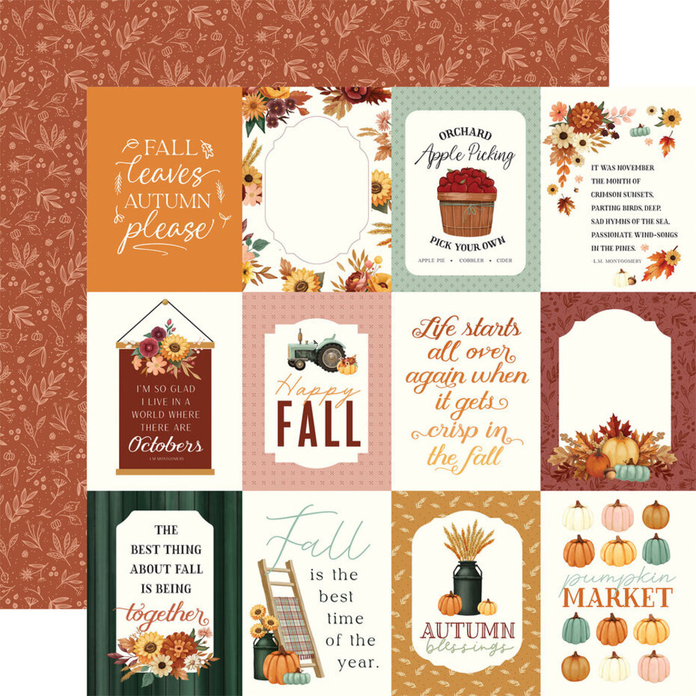 Carta Bella Harvest 12x12 Inch Collection Kit (CBHV380016) Carta Bella Harvest 12x12 Inch Collection Kit (CBHV380016)