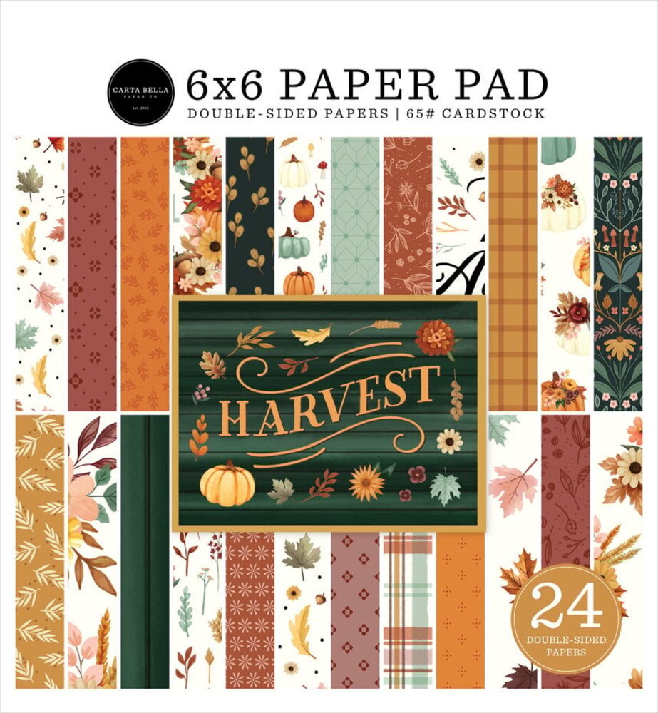 Carta Bella Harvest 6x6 Inch Paper Pad (CBHV380023)