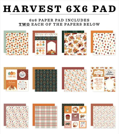 Carta Bella Harvest 6x6 Inch Paper Pad (CBHV380023)