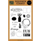 Carta Bella Harvest A Life Full Of Blessings Clear Stamps (CBHV380049)