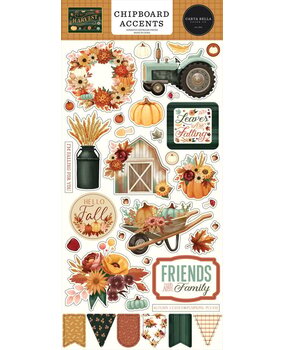 Carta Bella Harvest 6x13 Inch Chipboard Accents (CBHV380021)