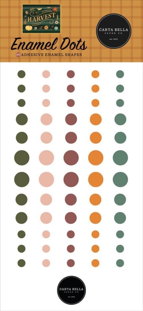 Carta Bella Harvest Enamel Dots (CBHV380028) Carta Bella Harvest Enamel Dots (CBHV380028)