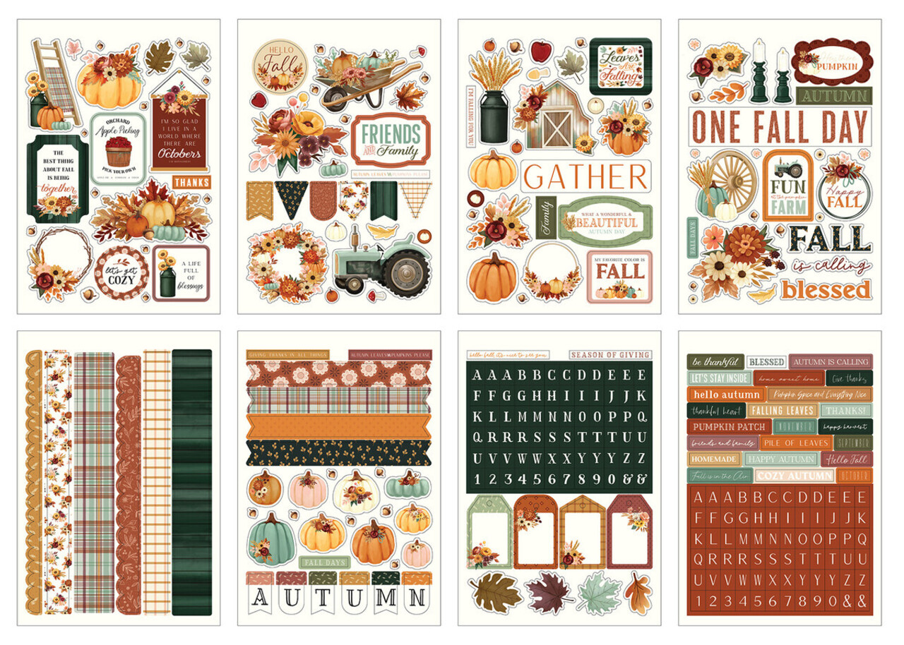 Carta Bella Harvest Sticker Book (CBHV380029)