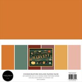 Carta Bella Harvest 12x12 Inch Coordinating Solids Paper Pack (CBHV380015)