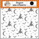 Carta Bella Halloween Fun Witches Night Out Stencil (CBFUN383034)