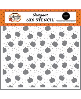 Carta Bella Halloween Fun Pumpkin Party Stencil (CBFUN383035) Carta Bella Halloween Fun Pumpkin Party Stencil (CBFUN383035)